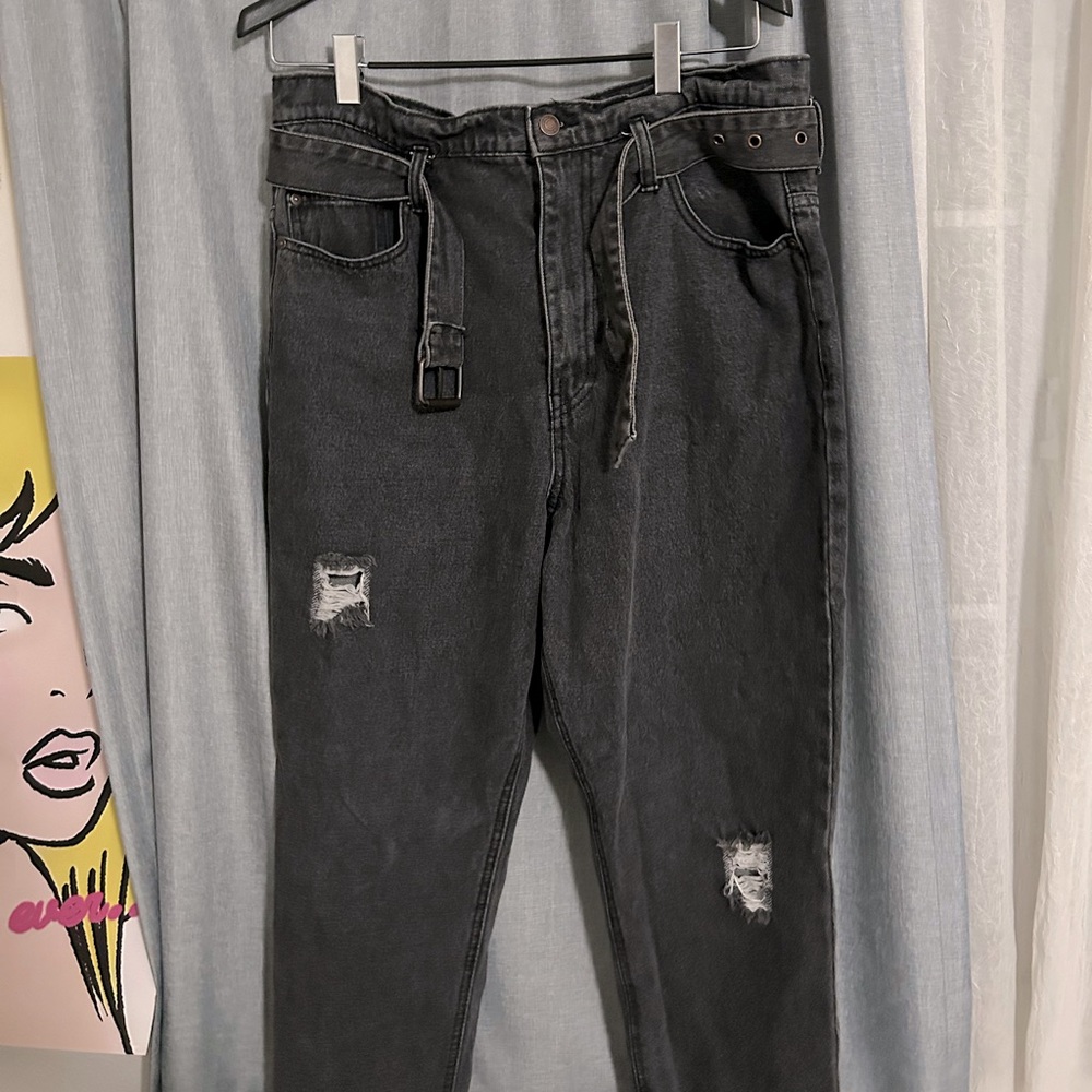 Forever 21 Grey Mom Jeans